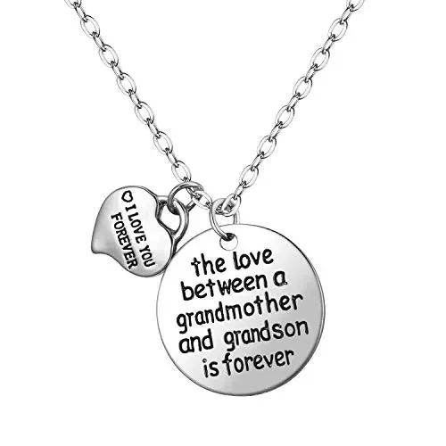Blerameng – Collana con Ciondolo The Love Between a Grandmother And Grandson…