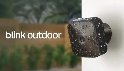 Blink Outdoor | Videocamera di sicurezza da esterno in HD, senza fili, resistente alle intemperie, batteria autonomia 2 anni, rilevazione movimento, compatibile con Alexa | 1 videocamera - immagine 2