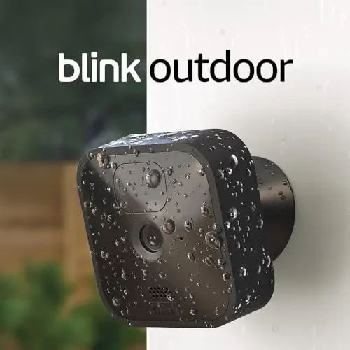 Blink Outdoor | Videocamera di sicurezza da esterno in HD, senza fili, resistente alle intemperie, batteria autonomia 2 anni, rilevazione movimento, compatibile con Alexa | 1 videocamera - immagine 3