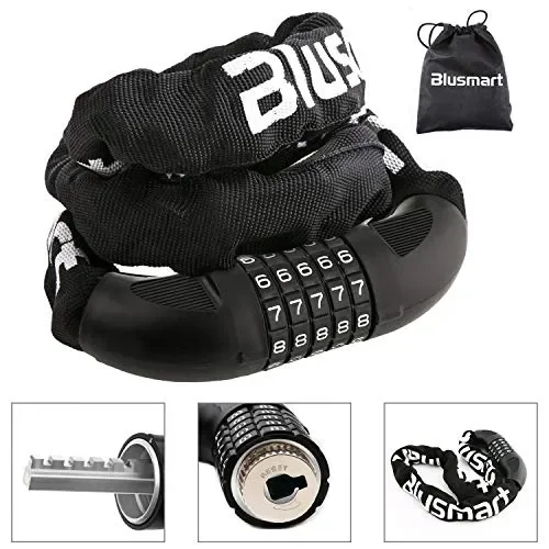 Blocco della bici, sicurezza catena bicicletta antifurto -…