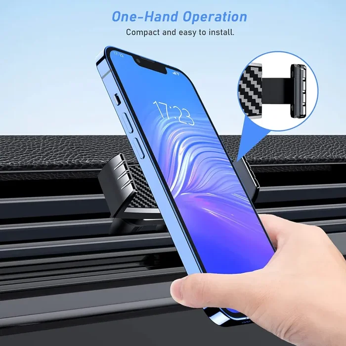 Blukar Supporto Cellulare Auto, Universale Supporto Telefono, Porta Cellulare Auto, 360 ° di Rotazione Supporto Auto Smartphone In saldo - immagine 2