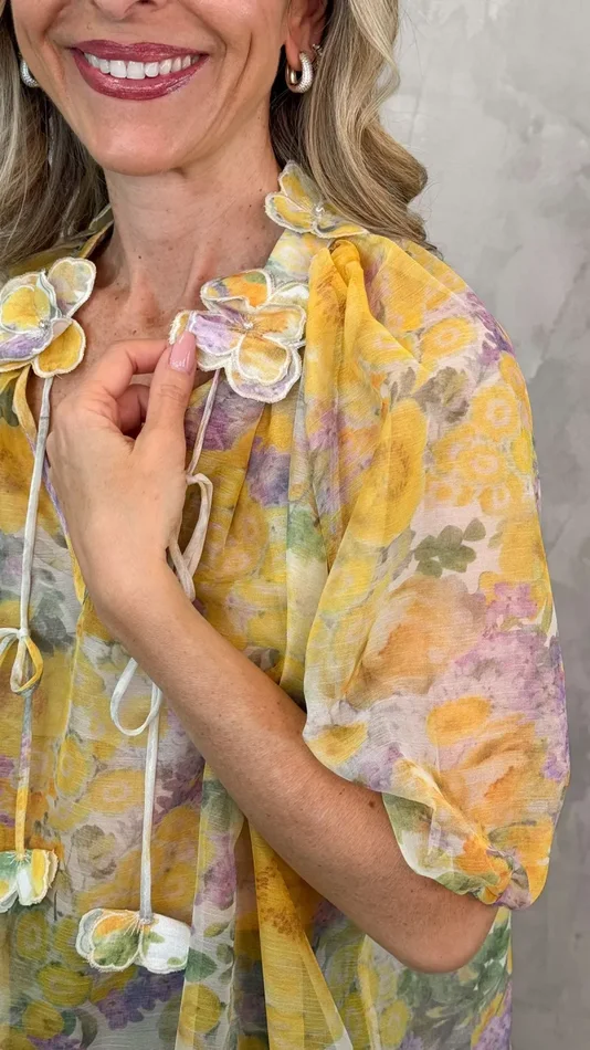 BLUSA FANTASIA FLOREALE - immagine 3