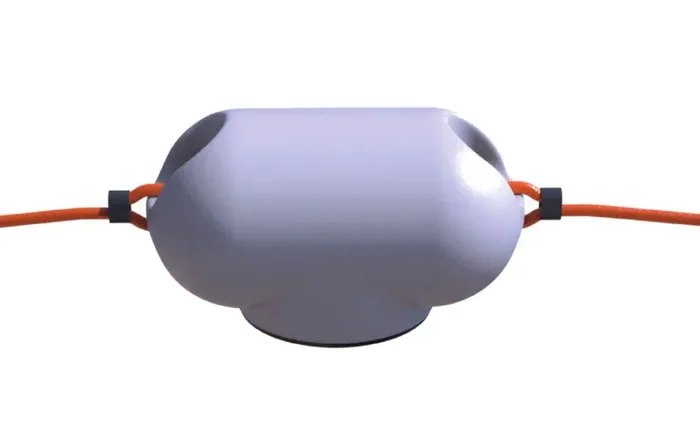 Boa Luminosa Galleggiante Solare a LED 37x22x20 cm in Polietilene Sined Solar Bianco Sconti