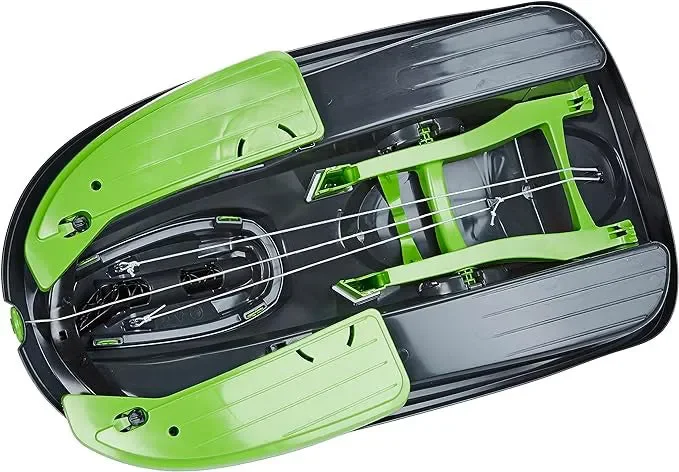 Bob Slittino da Neve 98x56x30 cm 2 Posti Stratos Rosso - immagine 3