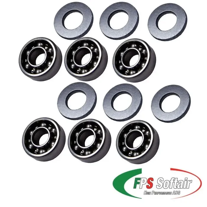 Boccole da 8 mm cuscinettate aperte per A&K Minimi/M60/MK43 FPS