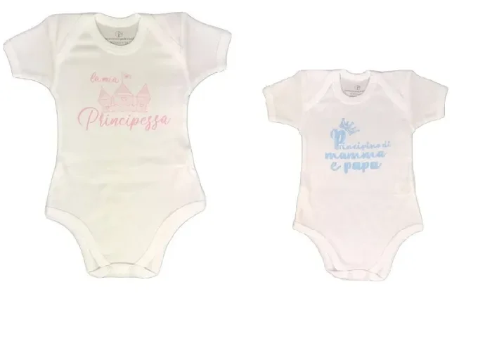 body m/m cotone neonato nazareno gabrielli art NG-220 colore foto misura a scelta