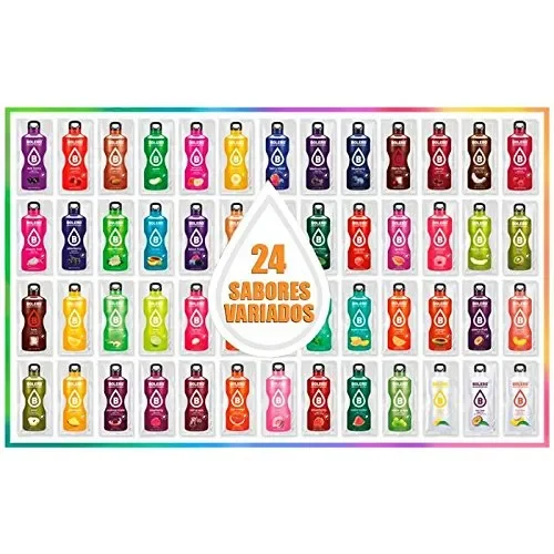 Bolero Drink 24 Bustine Gusti Diversi Assortimento alla Frutta Preparato Polvere Solubile Per Bevanda Fresca in Acqua Prodotto, 216 grammi