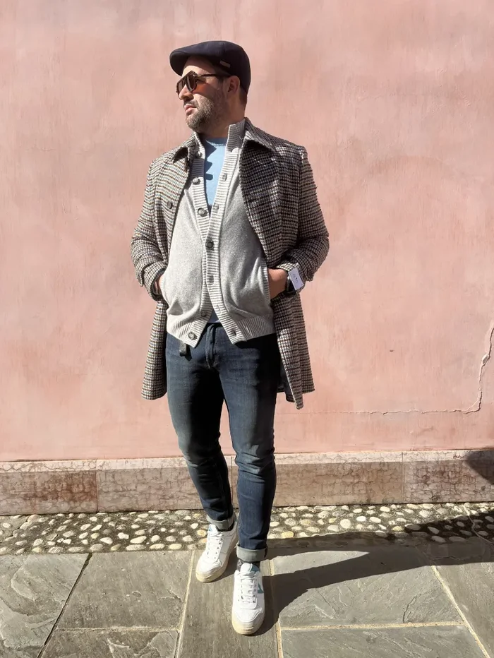 BOMBER VANISE’ CASHMERE E MERINOS - immagine 3