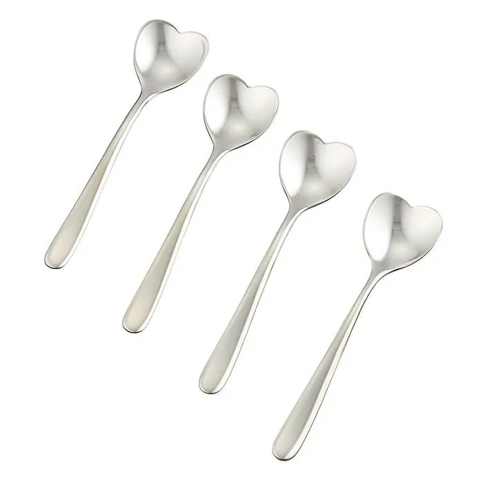 Bomboniera Alessi Il Caffè Set di 4 Cucchiaini da Caffè Big Love