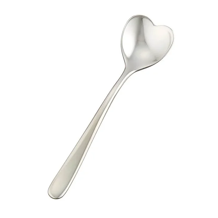 Bomboniera Alessi Il Caffè Set di 4 Cucchiaini da Caffè Big Love - immagine 2