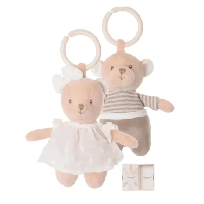 Bomboniera Bukowski Carillon Orso Maverick con Scatola Regalo 15 cm