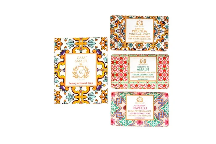 Bomboniera Casa Amalfi Sunset In Procida Maiolica Gift Box 3 pack