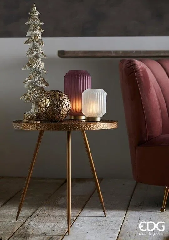 Bomboniera EDG Enzo De Gasperi Lampada Bright con timer 17cm Bianco - immagine 3