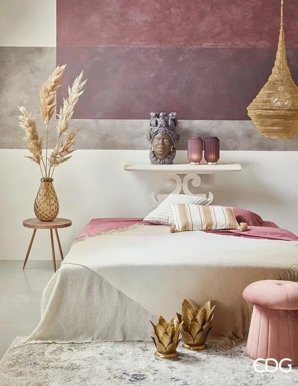 Bomboniera EDG Enzo de Gasperi Lampada Bright con timer 26cm Rosa Chiaro - immagine 2