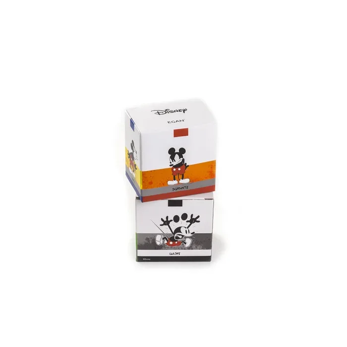 Bomboniera Egan Tazza Mug Impilabile Mickey I Am Grigia 350 ml in Porcellana - immagine 3