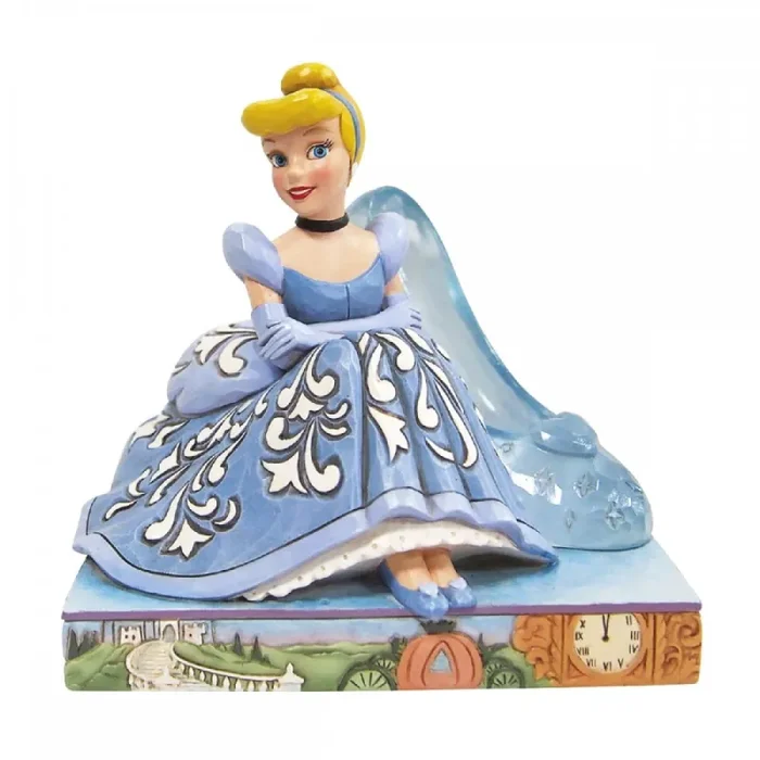Bomboniera Enesco Statuetta Colorata Cenerentola con Scarpetta
