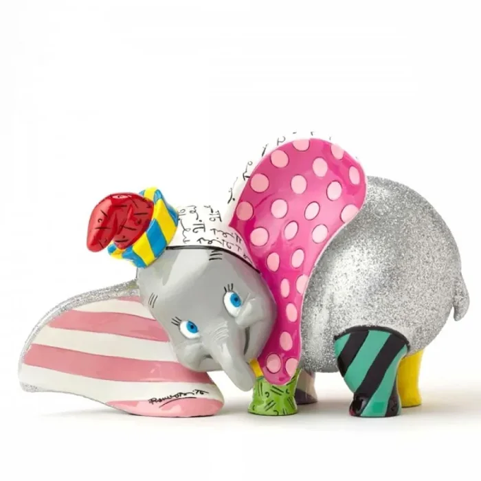 Bomboniera Enesco Statuetta Colorata Dumbo by Britto in Resina