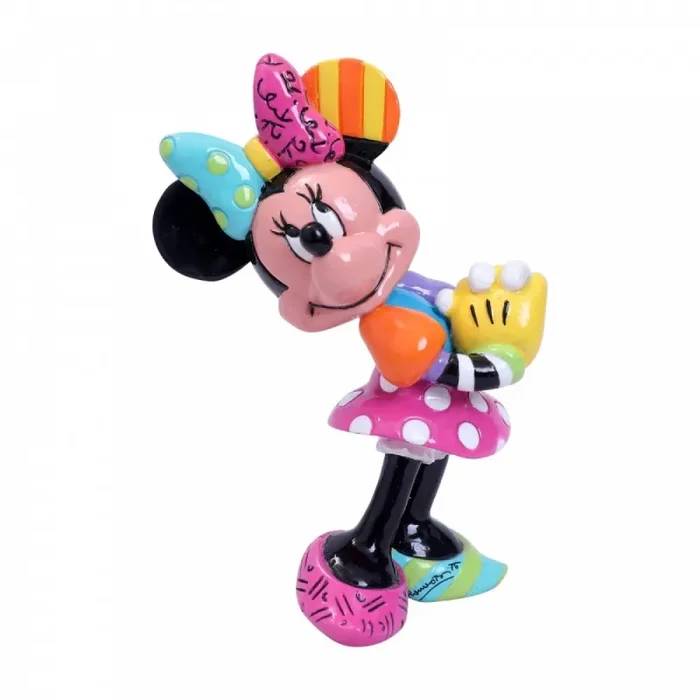 Bomboniera Enesco Statuetta Colorata Minnie by Britto Che Arrossisce