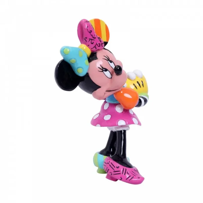 Bomboniera Enesco Statuetta Colorata Minnie by Britto Che Arrossisce - immagine 2