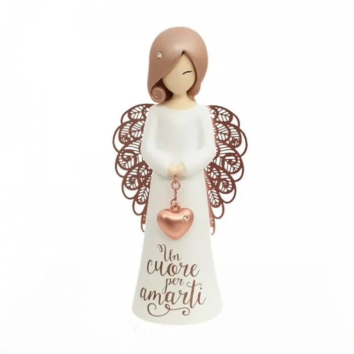 Bomboniera Enesco Statuetta Un Cuore Per Amarti H12,5 cm