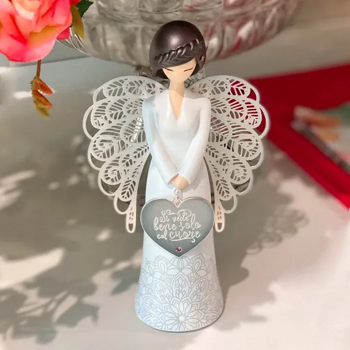 Bomboniera Enesco Statuina Vede Bene Solo Col Cuore H15,5 cm In saldo - immagine 2
