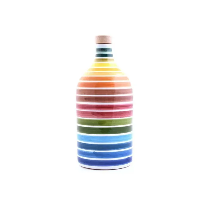 Bomboniera Frantoio Muraglia Olio Evo Orcio arcobaleno 500 ml