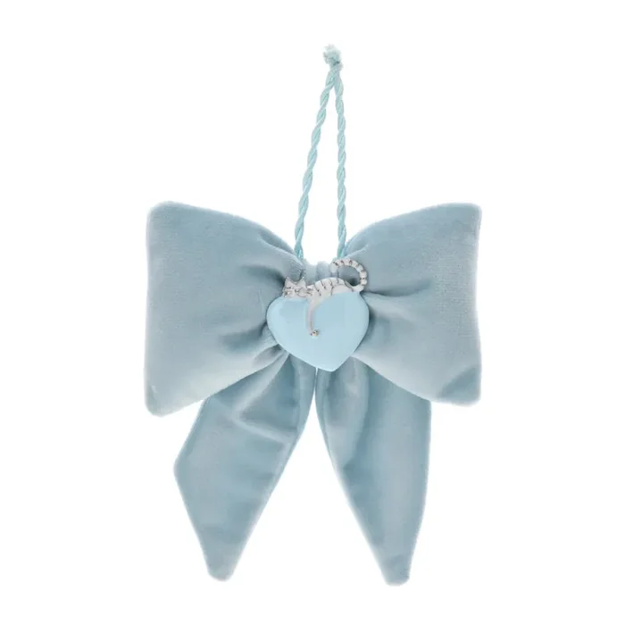 Bomboniera Hervit Fiocco Velluto Polvere con Spilla 14×18 cm Saldi