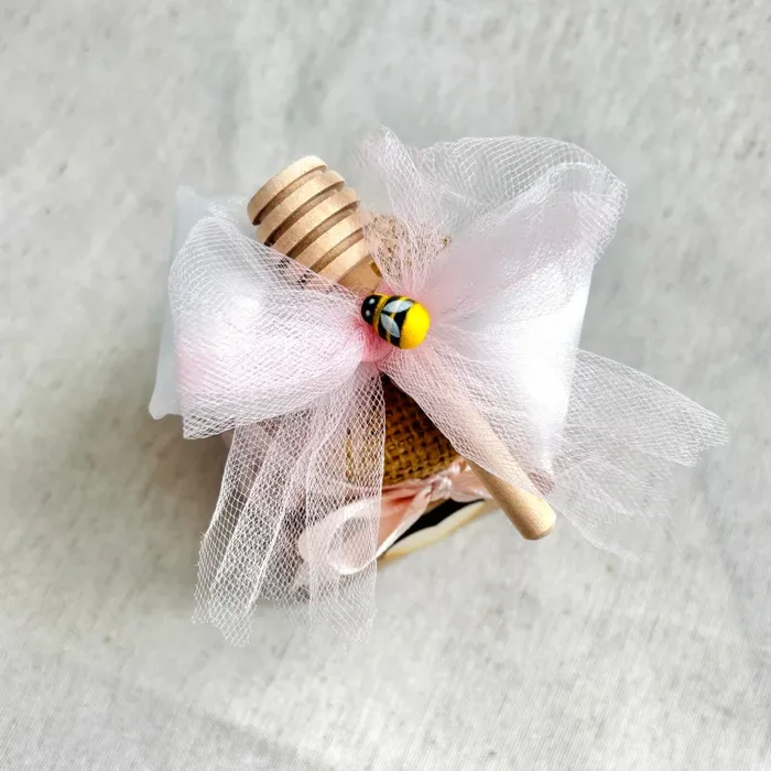 Bomboniera Matrimonio Miele millefiori artigianale 50 gr-140gr-250 gr in Cassettina 3D - immagine 2