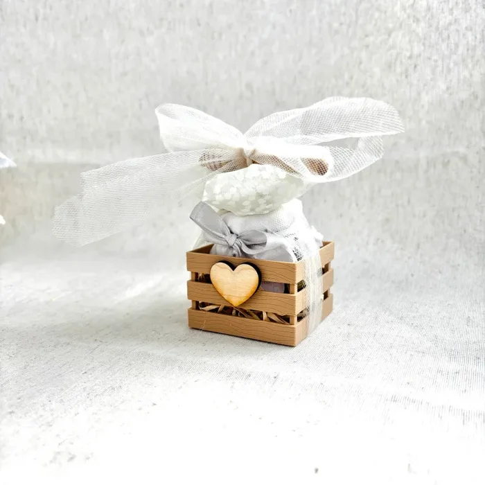 Bomboniera Matrimonio Miele millefiori artigianale 50 gr-140gr-250 gr in Cassettina 3D - immagine 3