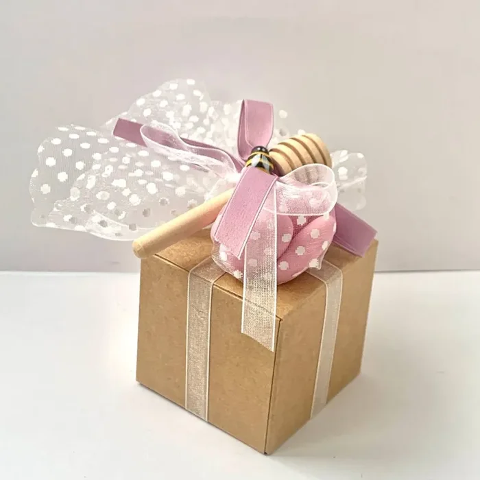 Bomboniera Prima Comunione Bambina Barattolino Miele millefiori artigianale 50 gr-140gr-250 gr, etichetta personalizzabile - immagine 2
