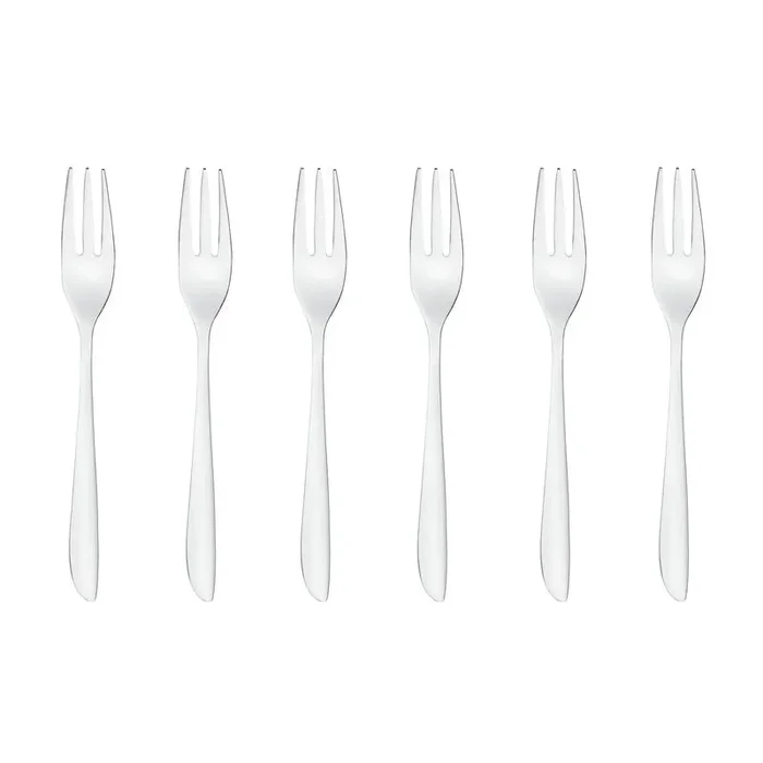 Bomboniera Sambonet Forchettine per dolce Set Regalo 6pz Leaf