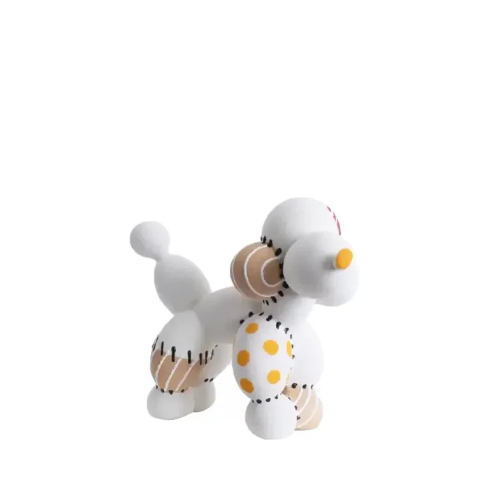 Bomboniera Stone Barboncino Piccolo Bianco 12×15 cm Vendita calda online