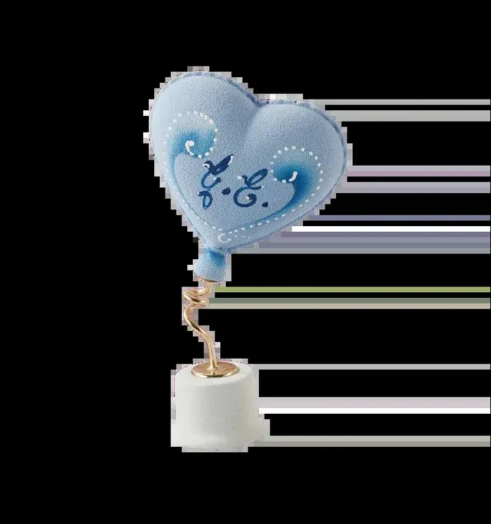 Bomboniera Stone Cuore Piccolo Personalizzabile su Base Blu