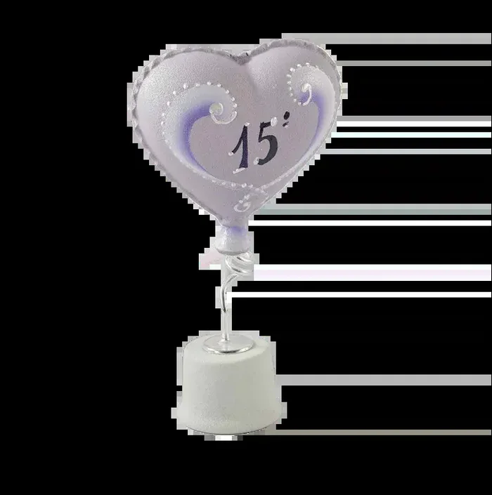 Bomboniera Stone Cuore Piccolo Personalizzabile su Base Lilla Moda