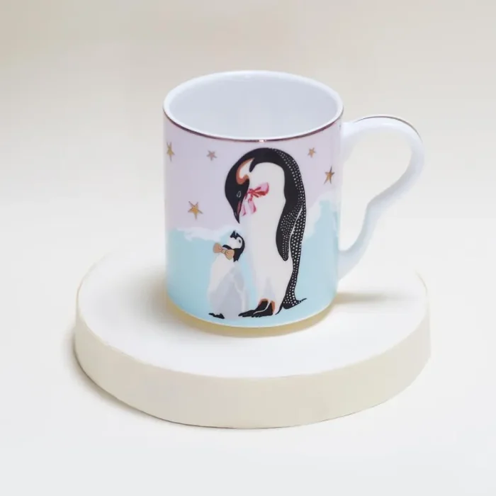 Bomboniera Yvonne Ellen set 2 Tazze Mug Small Pinguino e Giraffa 250 ml - immagine 3