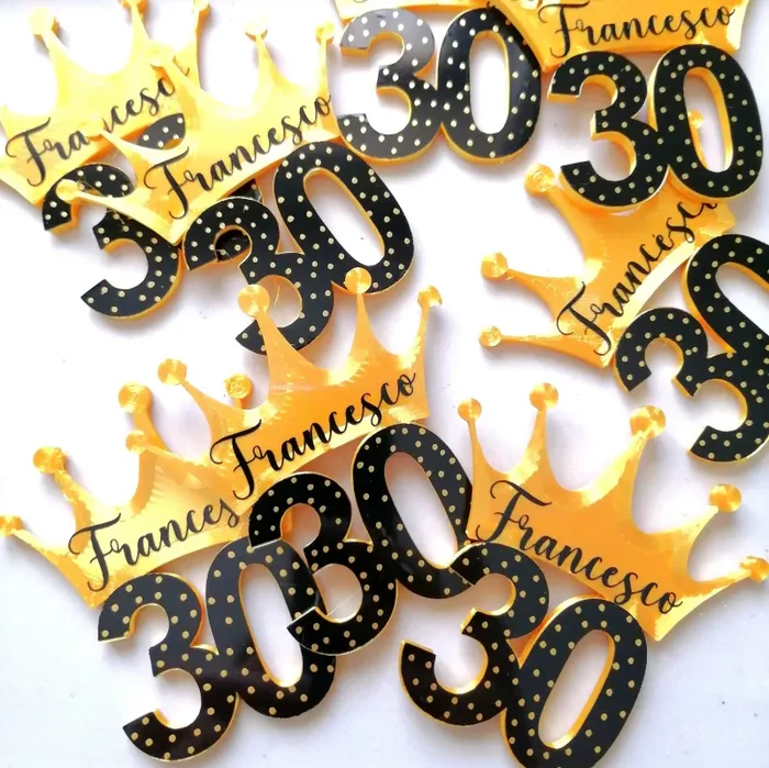 Bomboniere 30 compleanno 30 anni birthday calamite con nome personalizzabile - immagine 2