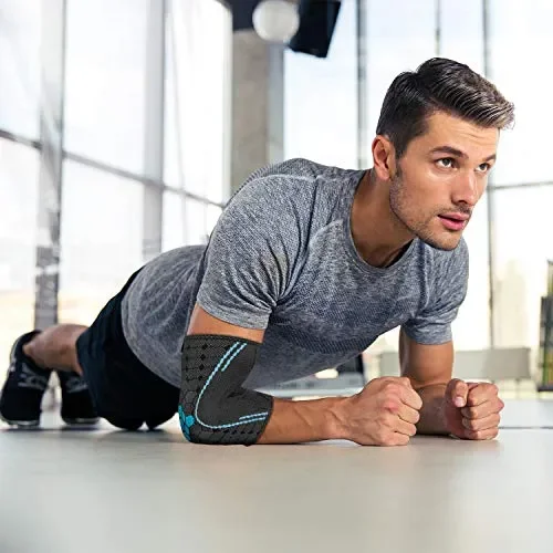 bonmedico Farko Gomitiera con Guaina Compressiva, Tutore per M, Grigio - immagine 2