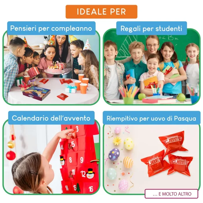 BONNYCO Cubi Rompicapo Bambini Gadget Compleanno Bambini Pack 30 Regalini Fine Festa Compleanno Gadget Compleanno Bambina Bambino Regalini Compleanno Bambini Invitati Pensierini Bambini Dopo Festa - immagine 3