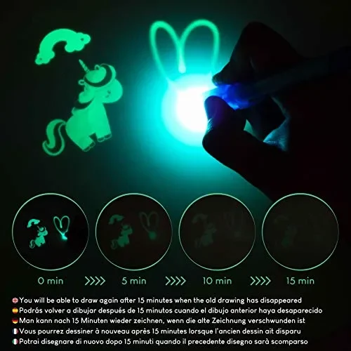 BONNYCO Tablet Magico A3 e A5, 6 Stencil e 2 Penne Spia Magic Giochi… Vendita online - immagine 3