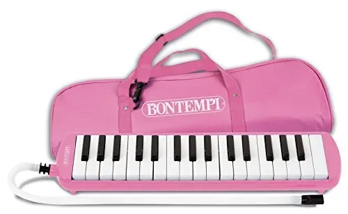 Bontempi 33 3271 – Diamonica 32 note con voci in metallo, Borsa Rosa