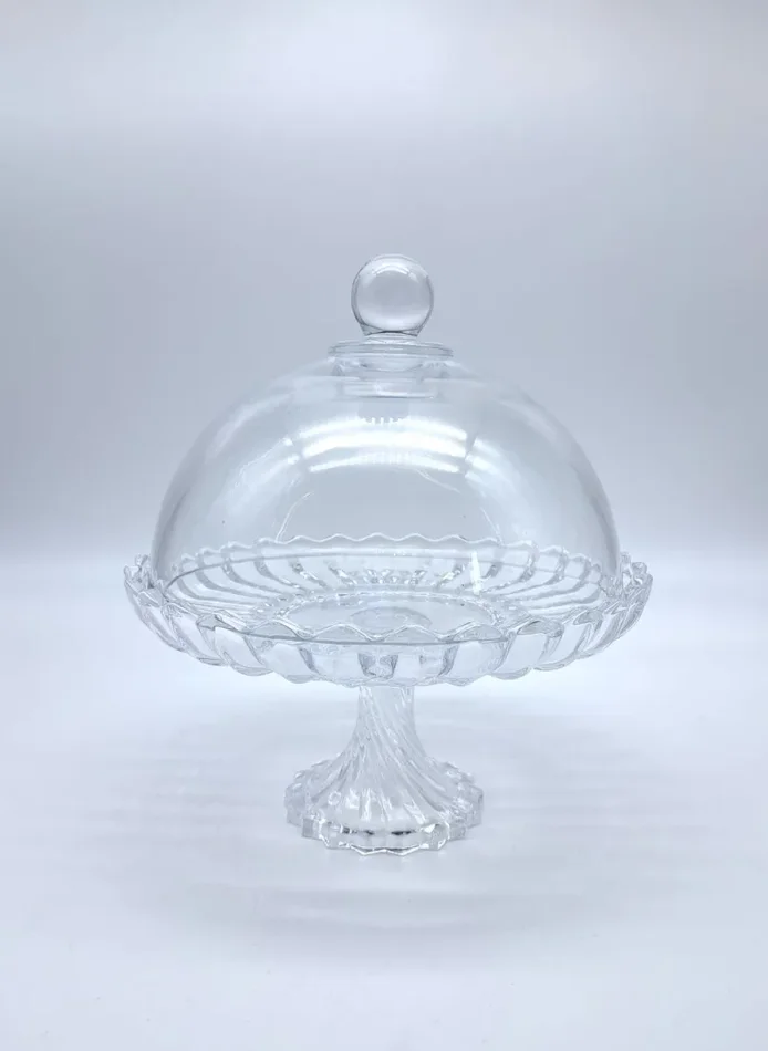 BONTURI CASA HOME DECORATION Alzata Cake Vetro Janice D 20 Cm H 18 Cm Centrotavola