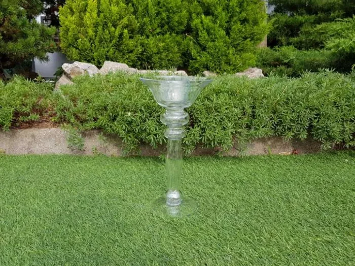 BONTURI CASA HOME DECORATION Alzata Mary 35 Clear 18,5 x H 29 Cm Vetro