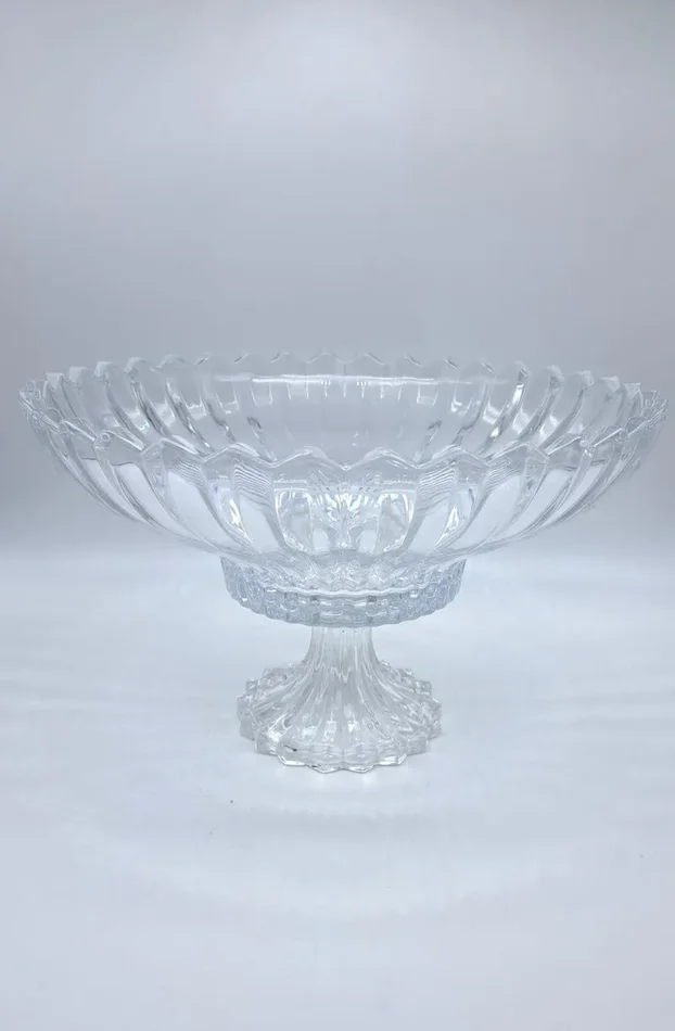 BONTURI CASA HOME DECORATION Big Alzata Vetro Janice D 32 Cm H 20 Cm Centrotavola