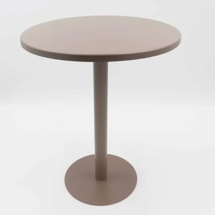 BONTURI CASA HOME DECORATION Tavolino Metallo H 50 Cm D 40 Cm Marrone