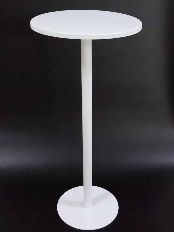 BONTURI CASA HOME DECORATION Tavolino Metallo H 90 Cm D 40 Cm Bianco