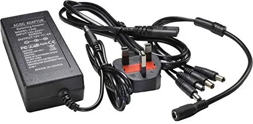 Boomlens- Alimentatore 100~240V a DC 12V 4A Adattatore di Alimentazione con… - immagine 3