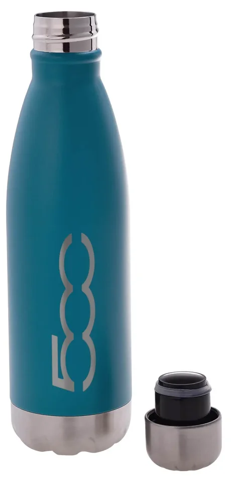 Borraccia Termica 500 ml con Coperchio in Acciaio Fiat Blu - immagine 2