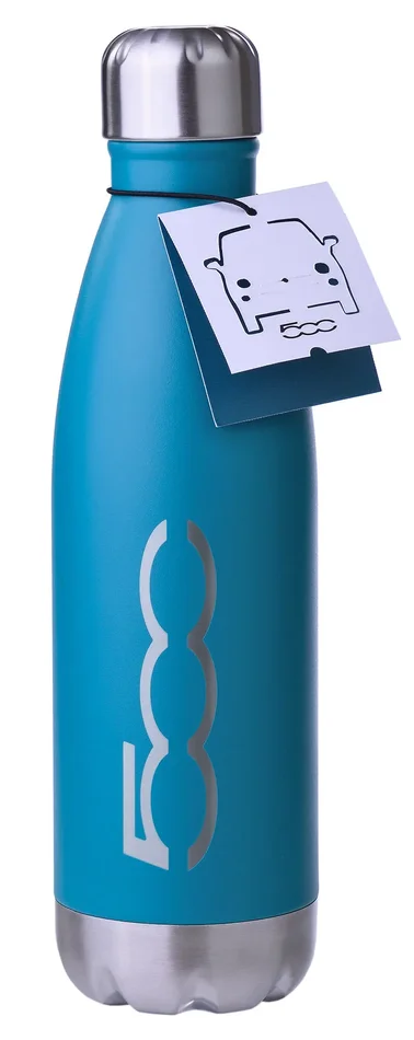 Borraccia Termica 500 ml con Coperchio in Acciaio Fiat Blu - immagine 3