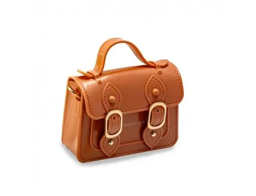 BORSA LUCIDA CON CATENA ROSA CIPRIA-SKY FASHION BAGS (12,5x4x9cm)