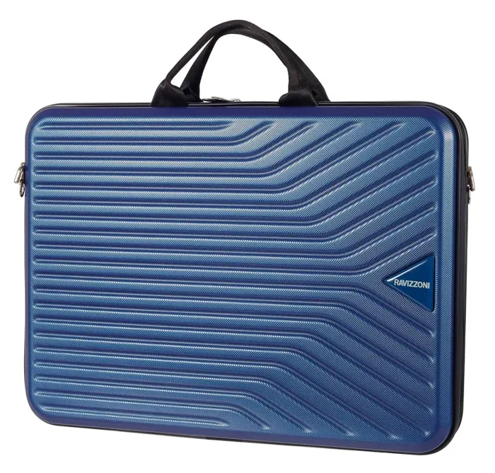 Borsa Porta PC 17” Rigida in ABS con Tracolla Ravizzoni Blu Vendita calda online